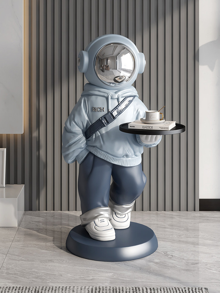 创意宇航员太空人大型落地收纳摆件客厅沙发旁装饰品乔迁新居礼品,家居饰品,落地摆件,淘宝优惠券,粉丝福利购,淘宝优惠卷
