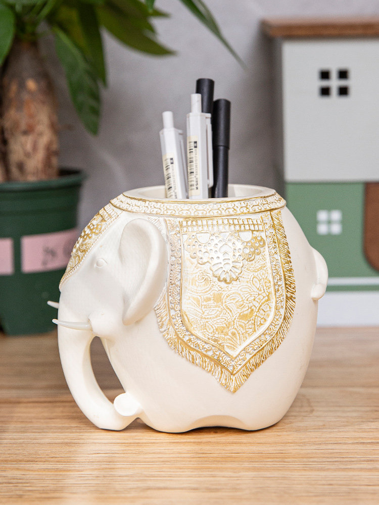 北欧笔筒办公室桌面摆件时尚个性老师办公用品创意文具教师节礼物