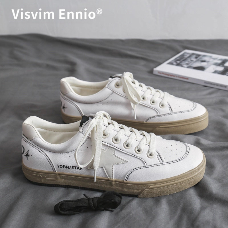 VISVIM ENNIO男士小众日常运动休闲板鞋夏季百搭复古脏脏小白鞋潮