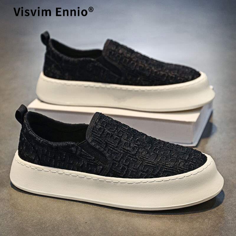 VISVIM ENNIO男鞋2026夏季新款休闲一脚蹬懒人开车布鞋轻便薄款舒