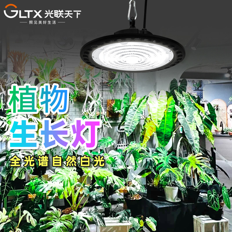 光联天下全光谱植物补光灯室内阳台绿植月季三角梅生长灯仿太阳光