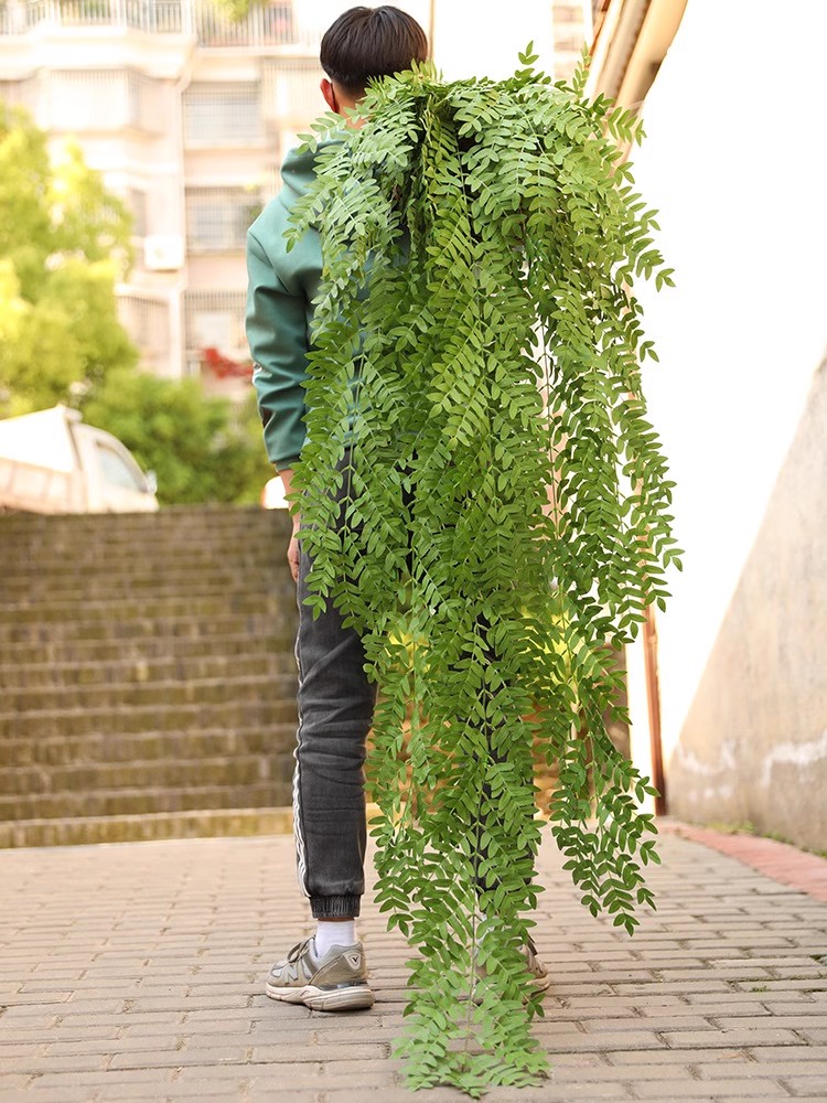 仿真植物叶子绿萝户外假花藤条藤蔓墙壁绿植阳台墙面遮挡装饰树叶