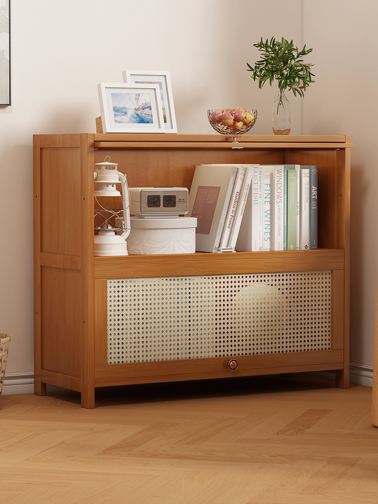 书柜家用储物柜非实木儿童书架带门防尘置物架网红角落矮柜收纳柜