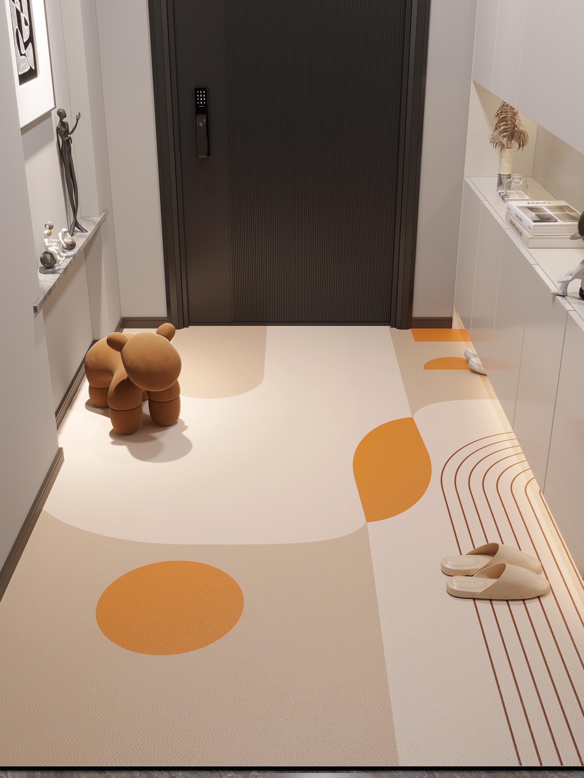 *2025新款入户门地垫pvc加厚耐脏免洗可擦进门口脚垫家用裁剪地毯