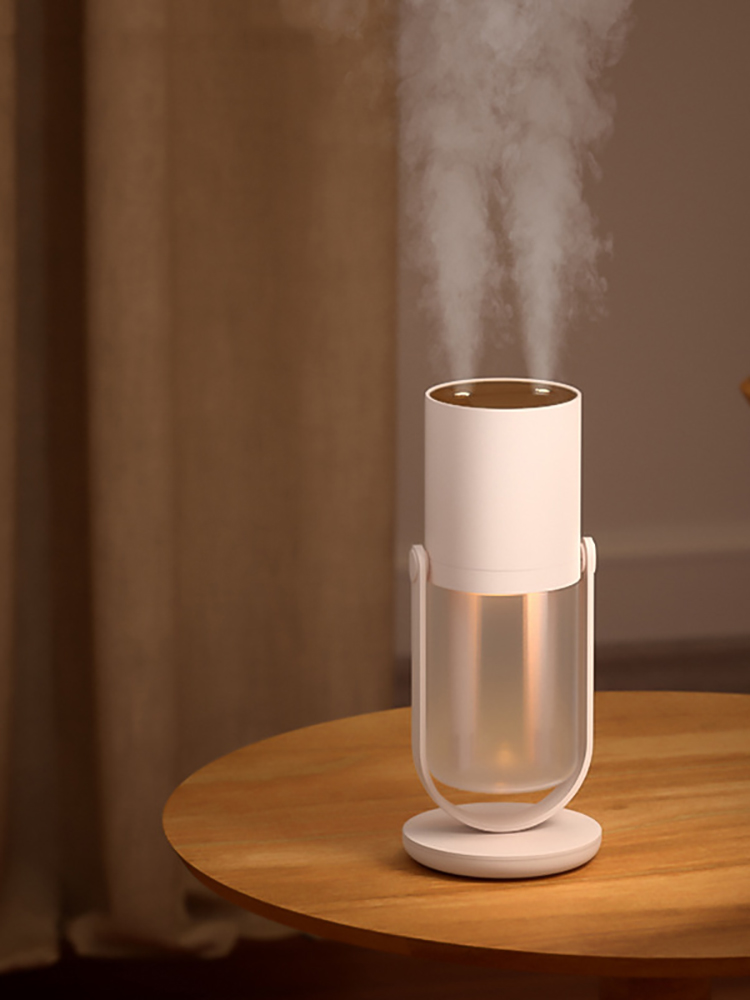 Roostand双喷可调节角度加湿器办公室桌面小型无线充电家用静音卧