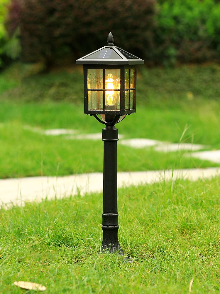 太阳能草坪灯户外庭院防水地灯新中式草地地插式园林插地超亮led