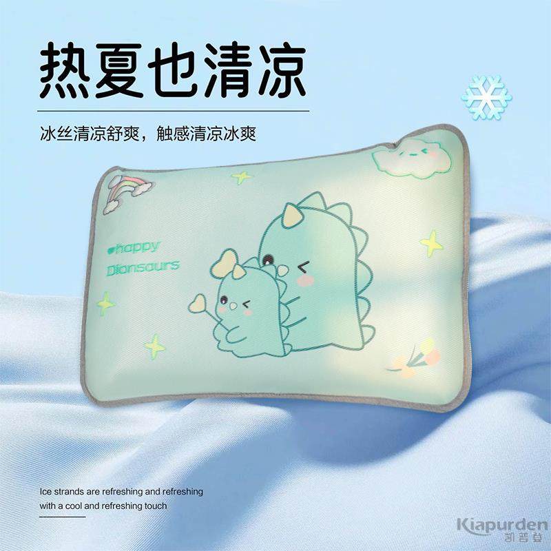 夏季儿童冰丝枕套一对30×50宝宝凉枕夏天40x60cm枕头枕芯内胆套图片