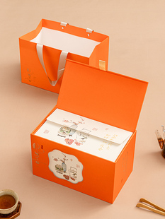 茶叶包装盒新款空盒子简约红茶绿茶通用铁罐半斤装散茶空礼盒定制