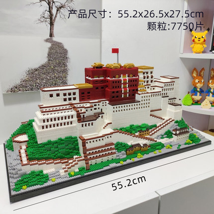 新款成人积木高难度巨大型1万粒天鹅湖城堡建筑拼装模型玩具拼图