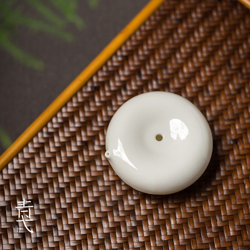 新款青弋雪国水盂陶瓷毛笔笔洗现代简约中国风初学者练习盛墨舀墨