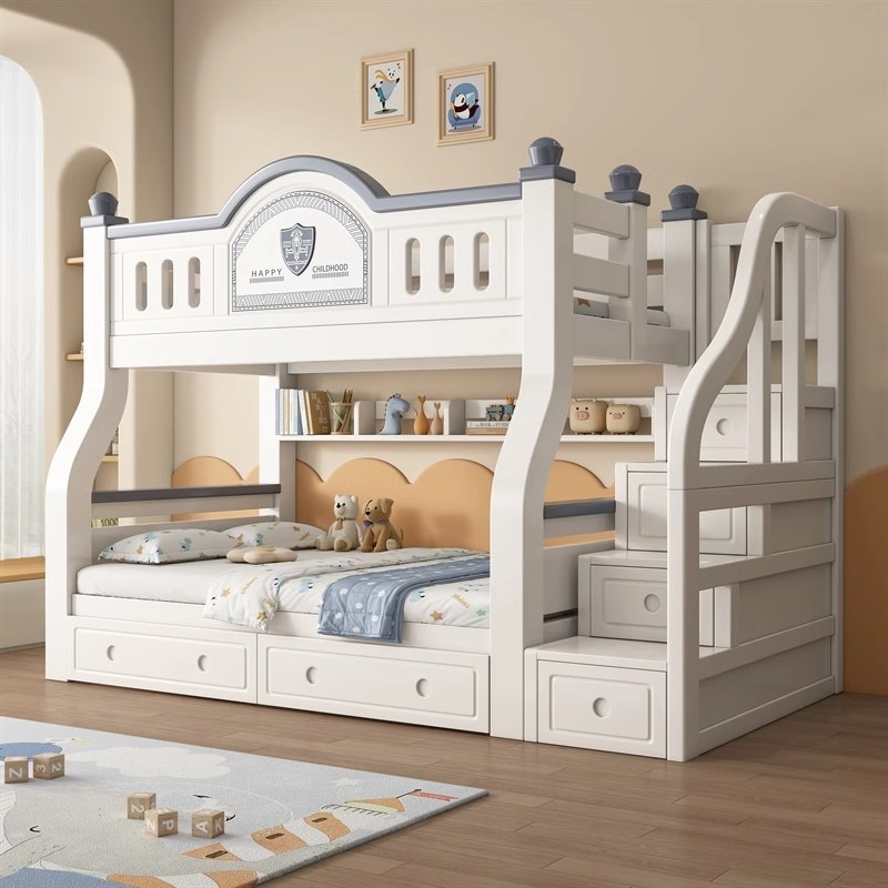 艾森耐全实木上下床双层床大人小户型儿童高低床上下子母床多功能,住宅家具,高低/子母床,淘宝优惠券,粉丝福利购,淘宝优惠卷