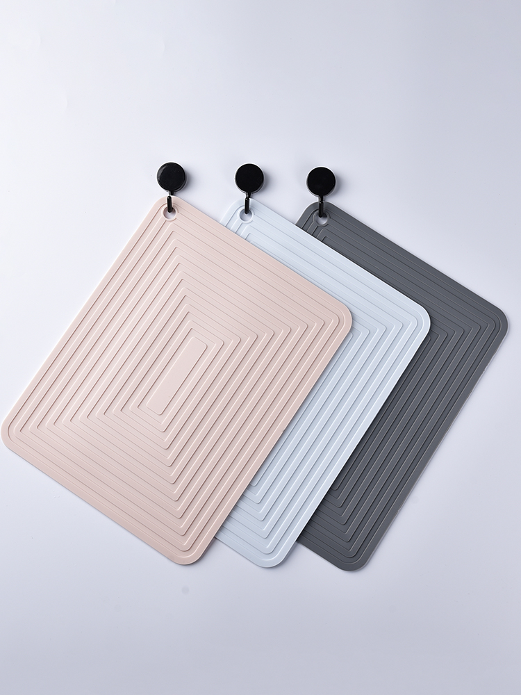 大号北欧硅胶锅垫家用餐桌隔热防烫垫沥水垫子茶杯垫厨房碗盘汤垫