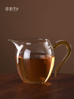 茶皇子公道杯玻璃分茶器高硼硅耐热茶漏滤网一体泡茶专用高档茶具