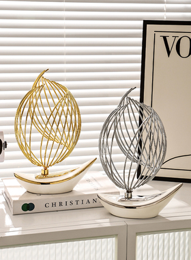 轻奢高档一帆风顺帆船摆件家居客厅玄关电视柜酒柜寓意好的装饰品