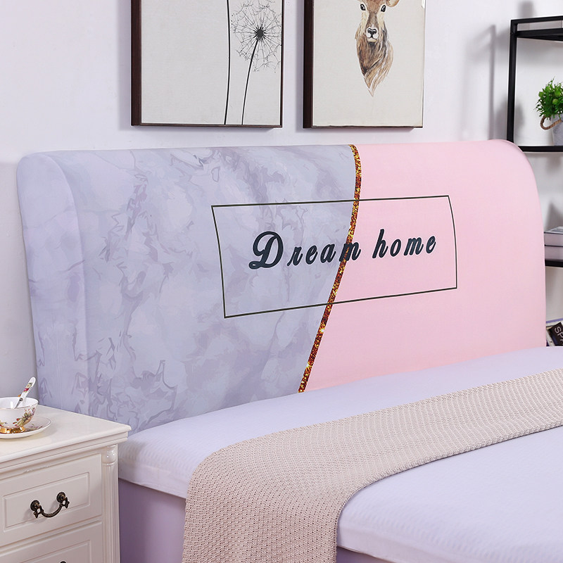 弹力全包床头罩套弧形皮床软包1.5米1.8新款床头靠背罩防尘套盖布,居家布艺,床头罩,淘宝优惠券,粉丝福利购,淘宝优惠卷