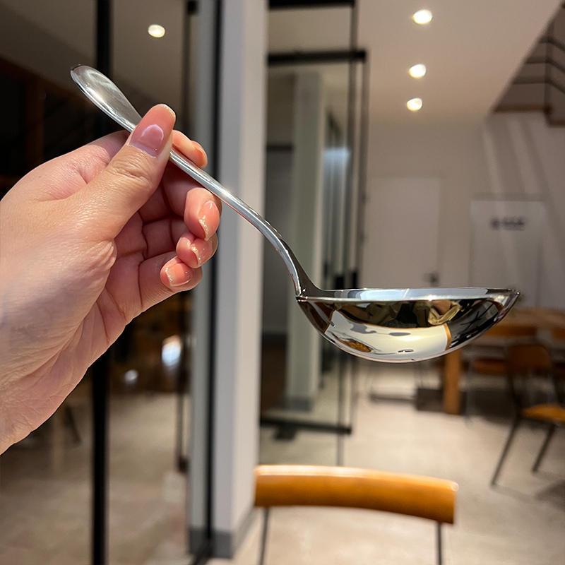 【出德国】18/10不锈钢【贵族体验】深汤勺子大头喝汤勺喝粥勺子