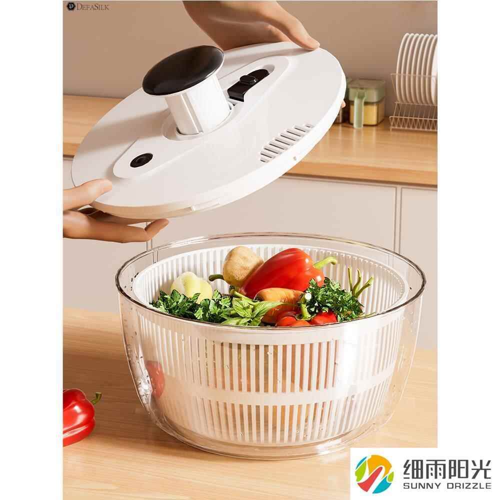 脱水器蔬菜脱水器家用手动沙拉甩干机果蔬甩水菜篮洗水果沥水神器