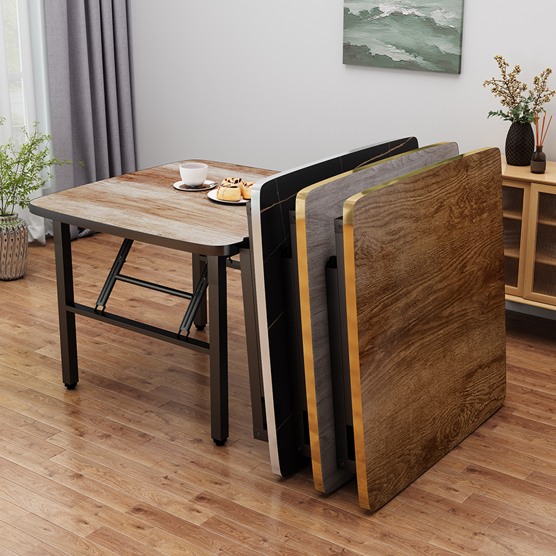 折叠桌餐桌家用吃饭桌可折叠宿舍小方桌矮桌户外便携摆摊烧烤桌子