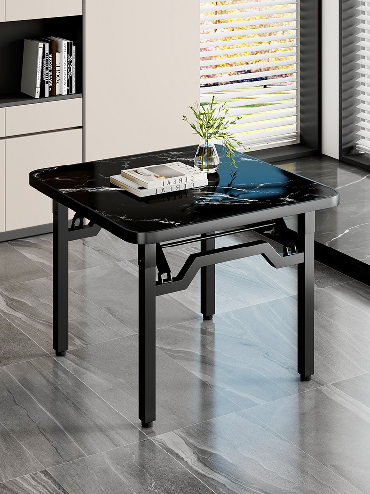 可折叠桌子餐桌家用小户型吃饭桌子掼蛋专用桌烤火桌子摆摊小桌子