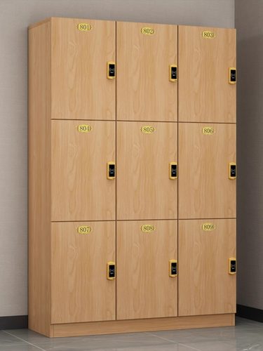 更衣柜健身房木质员工储物柜浴室洗浴中心鞋柜带锁瑜伽美容院柜子