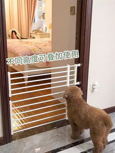 宝宝围栏栅栏室内楼梯口防护栏儿童安全门免打孔挡狗宠物隔离门栏