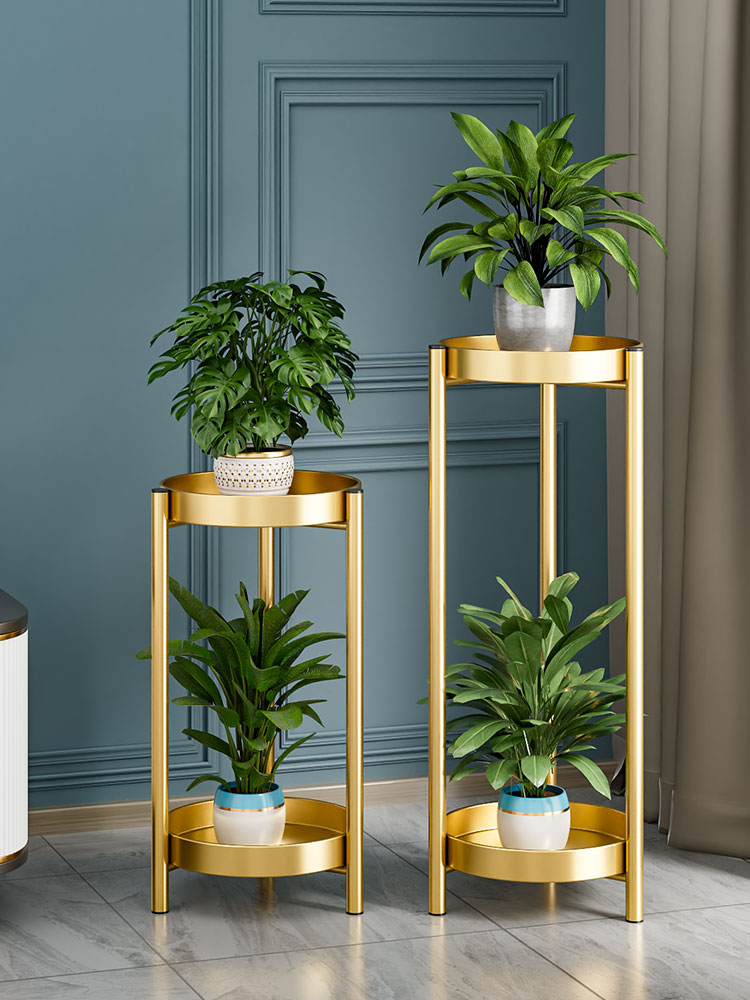 花架2025新款花架子室内客厅落地式阳台轻奢绿萝摆件多层置物架