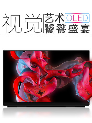 Ehomewei便携式显示器OLED屏幕switch手机笔记本4K拓展触摸屏显示