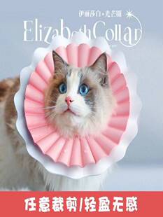 伊丽莎白圈狗狗猫咪绝育防舔幼犬头套夏天猫狗脖圈防水宠物软项圈