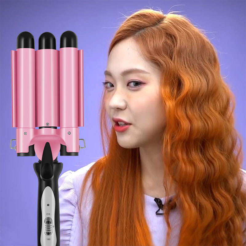 蛋卷头卷发棒蛋蛋卷32mm大卷大号波浪短发宿舍用蛋糕水波纹夹板女