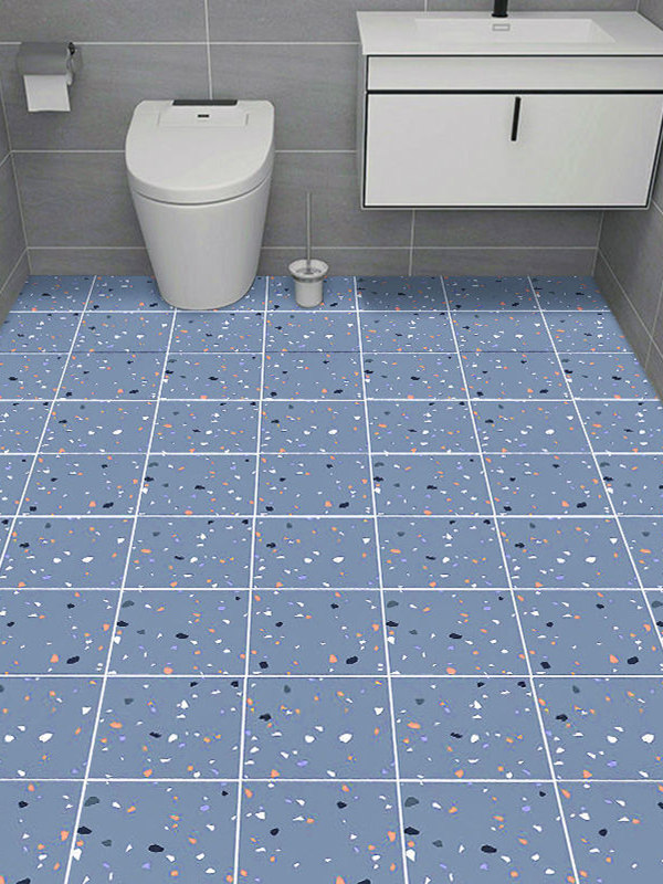 地板贴纸防水防滑耐磨自粘地面加厚浴室洗手间卫生间厕所地贴PVC