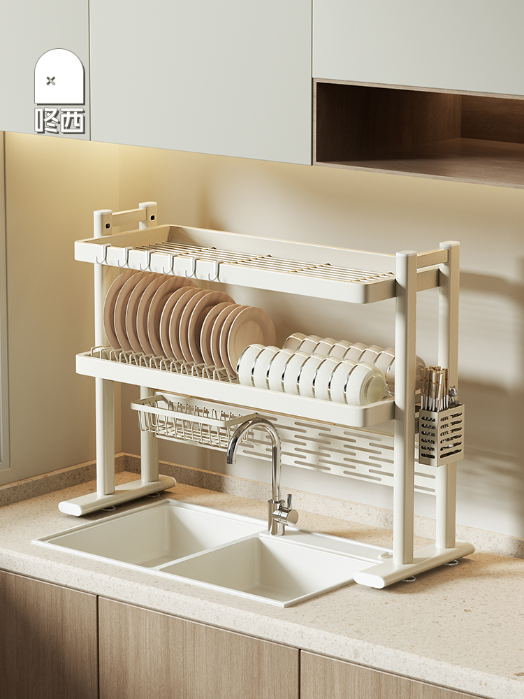 咚西厨房水槽置物架多功能碗盘架碗碟收纳架子碗架台面水池沥水架