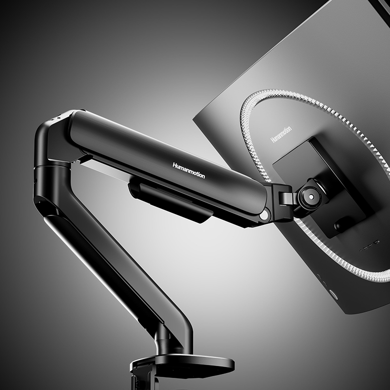 【2025爆款升级】松能显示器支架机械臂电脑显示屏幕气动悬臂T650