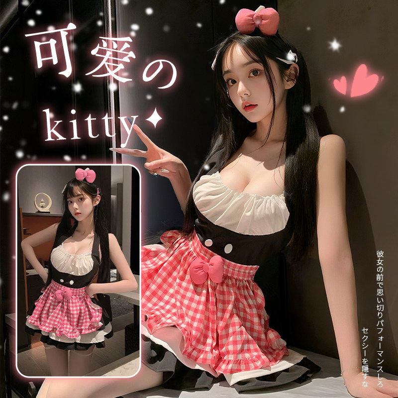 日系可爱女仆装cosplay女佣制服套装性感女佣围裙连衣裙厨娘制服