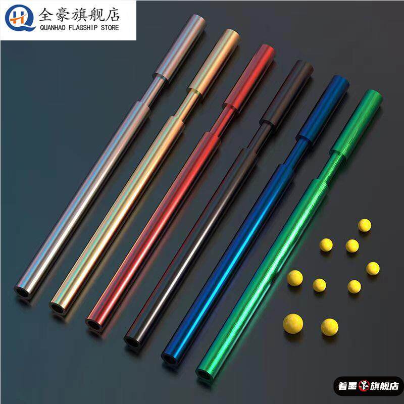 噼啪筒彷竹子工艺8090儿时怀旧儿童玩具竹筒枪软弹枪竹管炮玩具