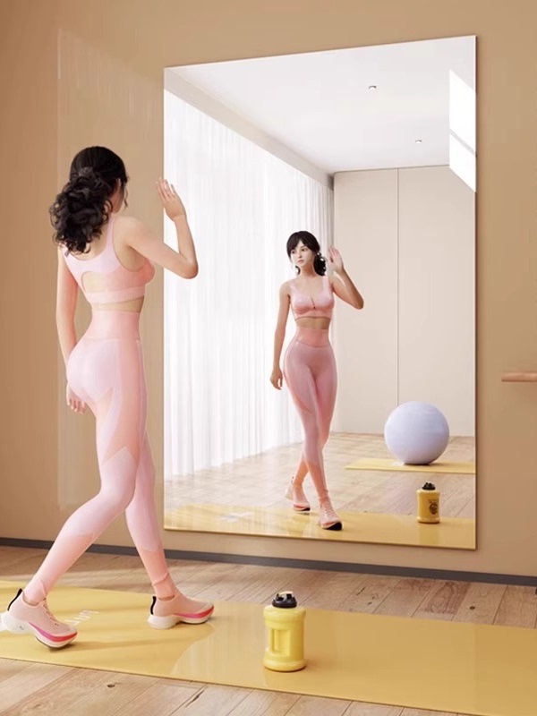 定制跳舞镜贴墙舞蹈镜家用墙面瑜伽镜练功镜健身镜舞蹈练习镜子