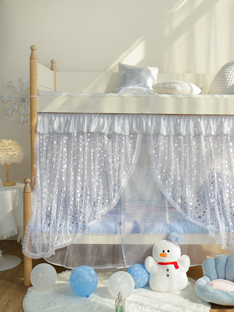 儿童上下床蚊帐 高低子母床公主披风蚊帐 女孩房上下铺双层床蚊帐,床上用品,蚊帐,淘宝优惠券,粉丝福利购,淘宝优惠卷