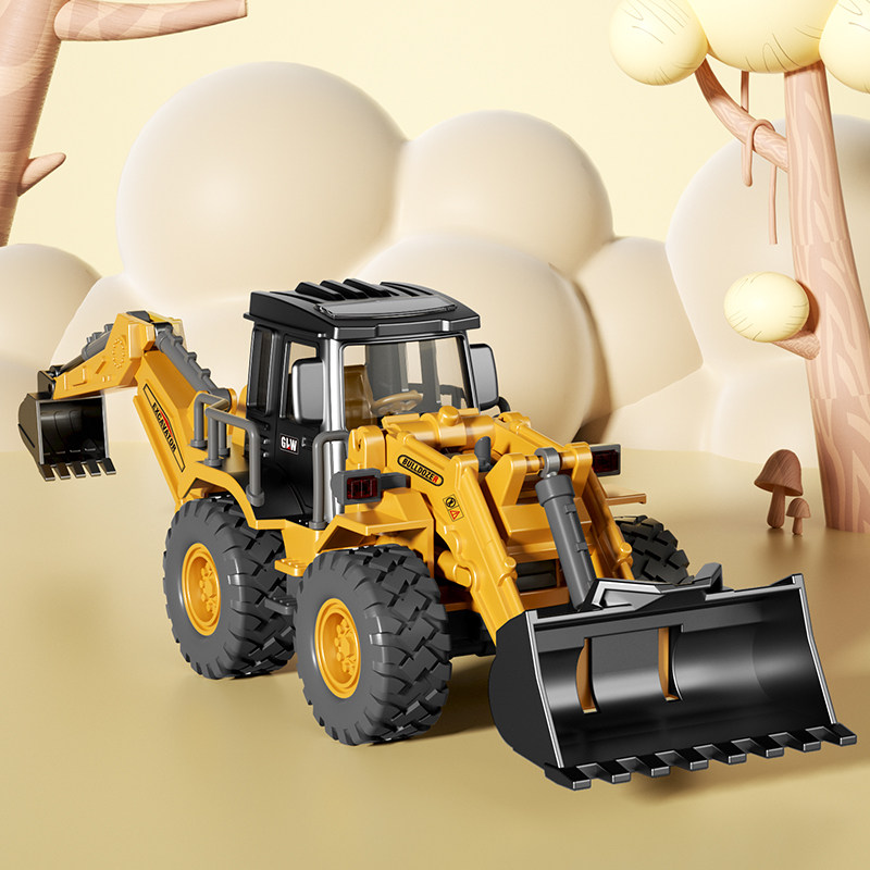 高档钢力威合金集装箱卡车玩具半挂套装儿童男孩模型货柜运输大号