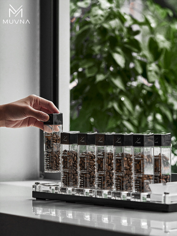 MUVNA慕威纳 1/3Angel咖啡豆储存密封展示管PC食品级展示架闻香管,餐饮具,配套器具,淘宝优惠券,粉丝福利购,淘宝优惠卷