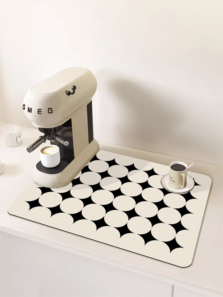 厨房台面沥水垫高颜值洗手台吸水垫防滑防溅水洗碗盆水槽垫子速干,居家布艺,厨房地垫,淘宝优惠券,粉丝福利购,淘宝优惠卷