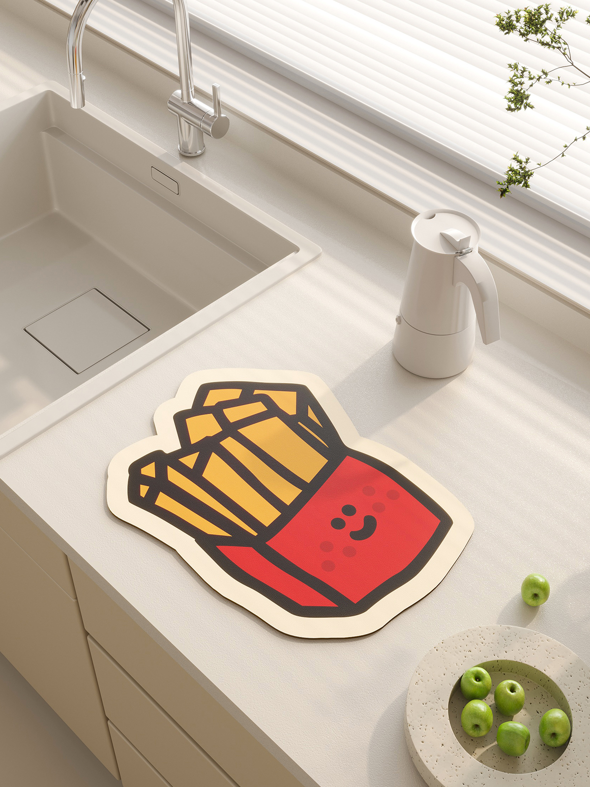 厨房沥水垫吧台异形硅藻泥吸水垫台面厨具隔热垫免洗可擦杯碗垫子