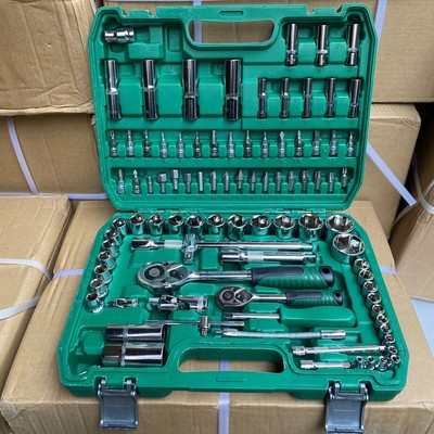 高档德国进口121件套汽修工具套装汽车维修组套套筒扳手组合工具