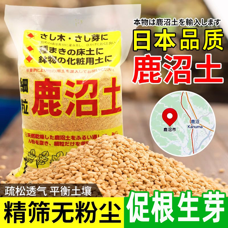 日本品质鹿沼土颗粒纯铺面石多肉盆景兰花土专用弱酸营养土颗粒土