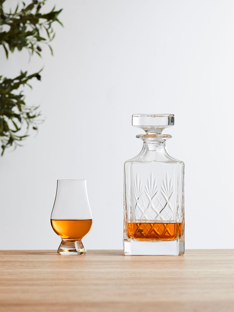 英国进口Glencairn 格兰凯恩水晶玻璃威士忌酒杯闻香杯厚底品鉴杯