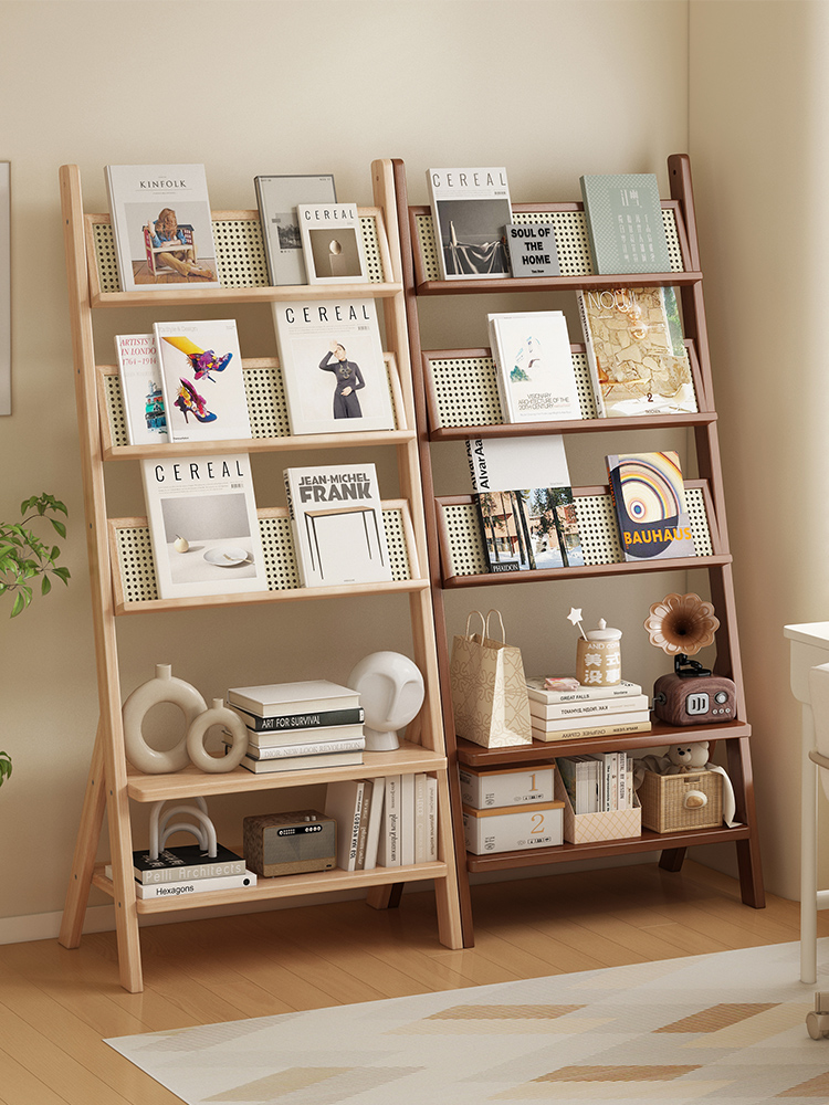 办公杂志架子落地报刊架立式资料宣传册展示架儿童报纸收纳置物架