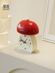 WOZOOM屋准家用轻奢钟表坐式 饰品 玄关客厅创意简约座钟桌面摆件装