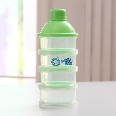 婴儿奶粉盒便携外出分装盒储存罐辅食装宝宝米粉盒子密封分格