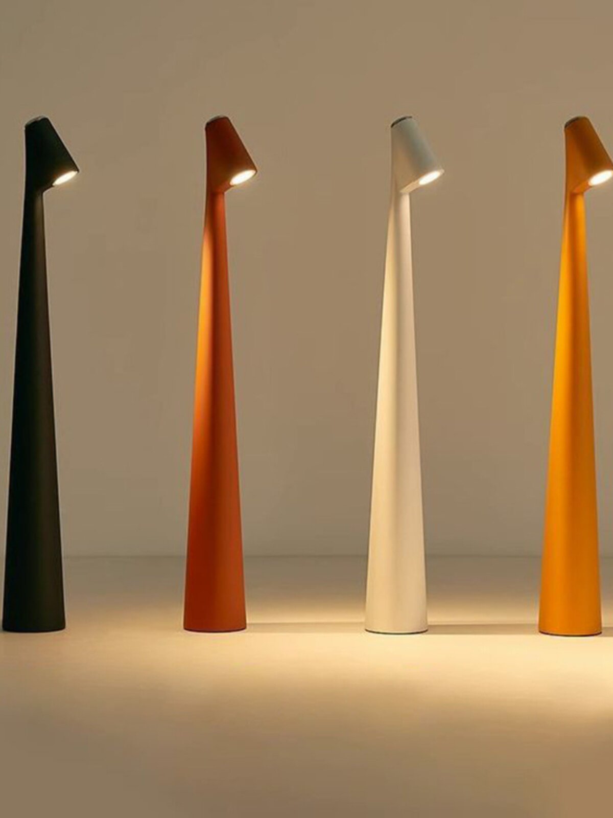 北欧现代设计充电小台灯桌面阅读看书护眼中式装饰卧室氛围床头灯