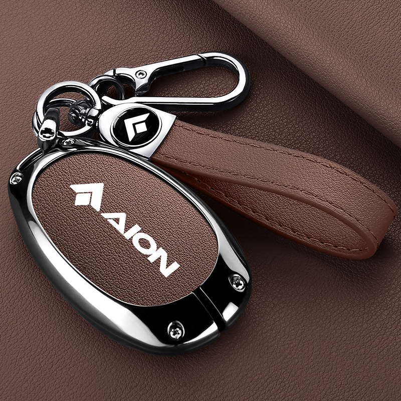 埃安RT钥匙套UT第二代v霸王龙aion广汽yplus丫s汽车用品魅580包扣