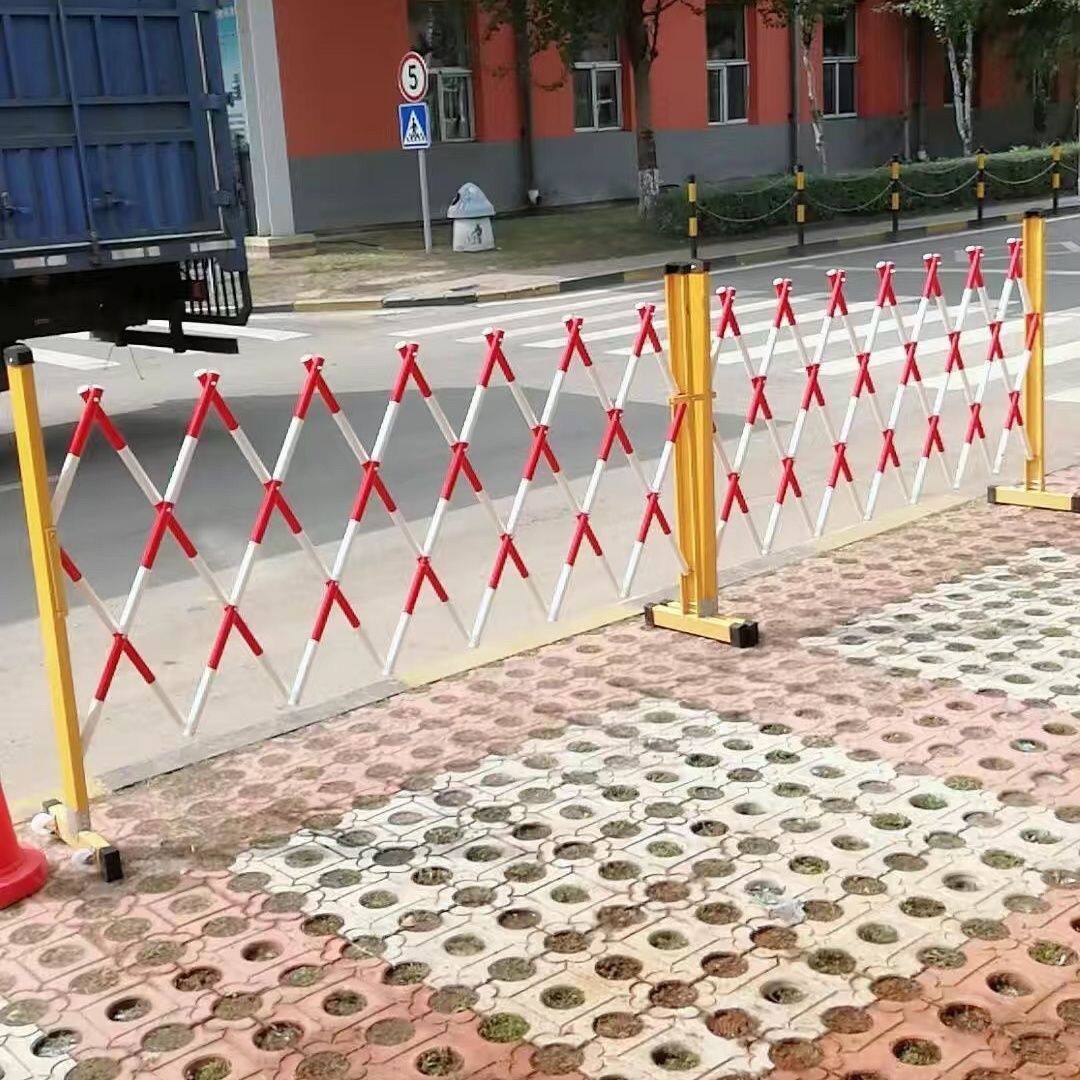 隔离护栏电力学校安全防护栏施工幼儿园绝缘伸缩围栏移动临时围挡