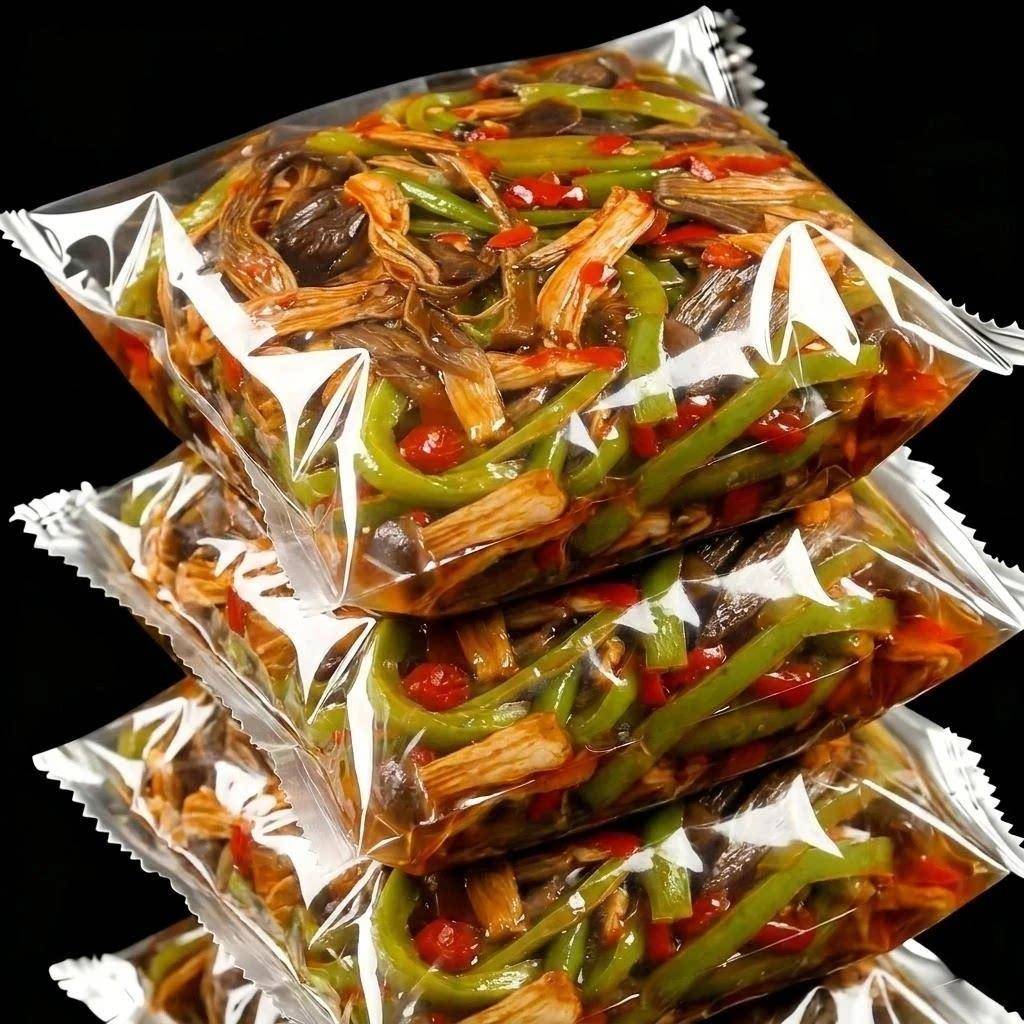 香辣贡菜鹿茸菇湖南开袋即食特色下饭菜湘味网红解馋卤味小吃零食